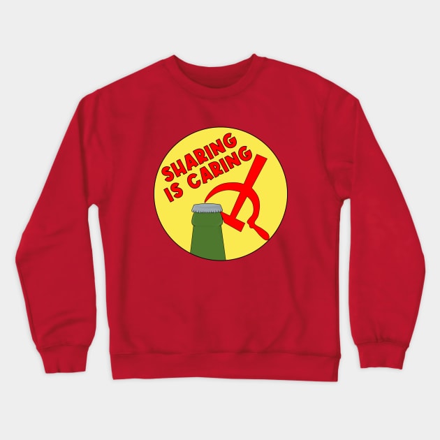 Sharing Is Caring Crewneck Sweatshirt by DiegoCarvalho